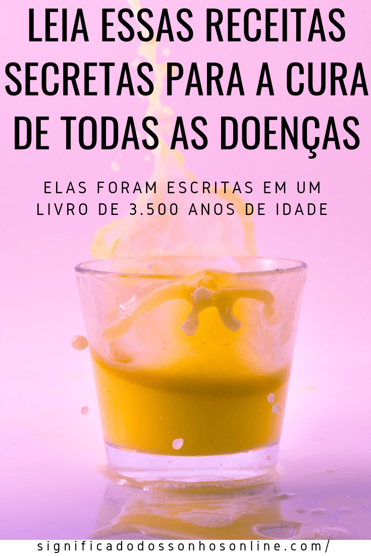 As Receitas Secretas Para A Cura De Todas As Doenças Em Um