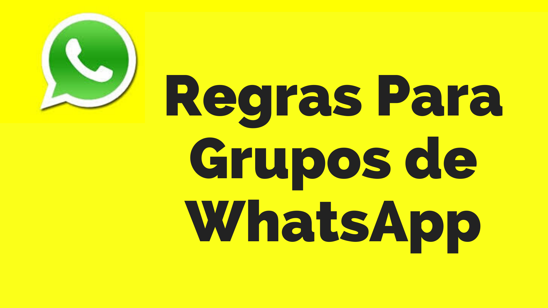 Regras de grupo de Whatsapp - Smart Planilhas